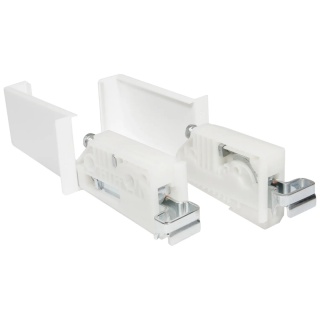 Zawieszka meblowa regulowana do szafek CAMAR 806 L+P + zaślepka Biała