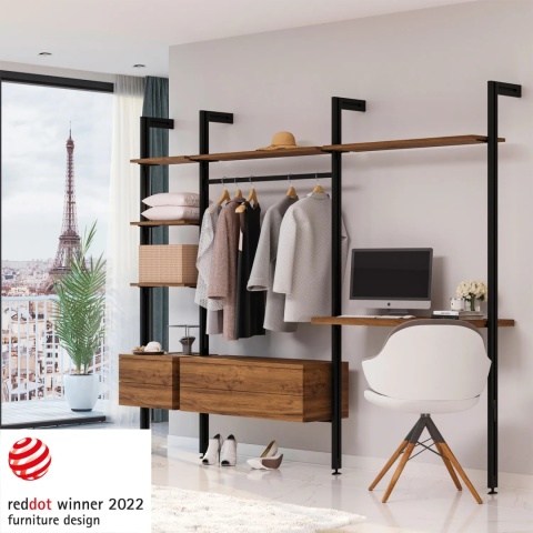 Element do montażu ściennego profilu ZERO Czarny