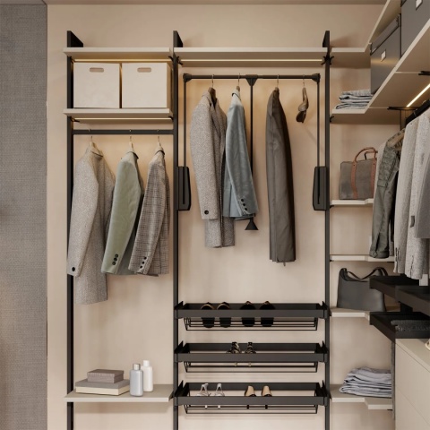 Komplet mocowań do pantografu ZERO Czarny