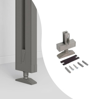 Komplet mocowań do podłogi/sufitu ZERO Kaszmir