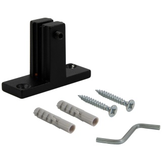 Komplet mocowań do ściany ZERO Czarny