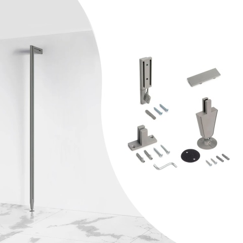 Komplet mocowań profili kształt L ZERO Kaszmir