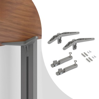 Komplet wsporników do półek ZERO Kaszmir