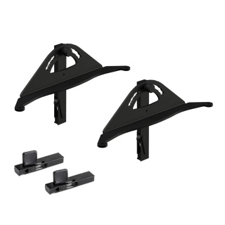 Komplet wsporników do półki pochylonej ZERO Czarny