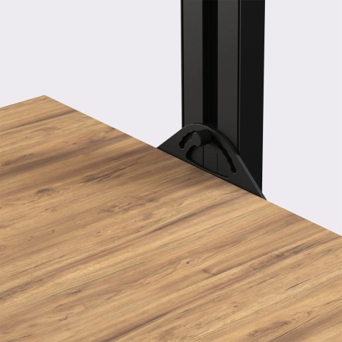 Komplet wsporników do półki pochylonej ZERO Czarny