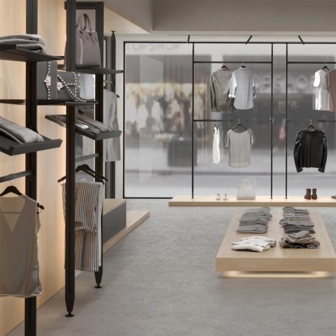 Komplet wsporników do półki pochylonej ZERO Czarny