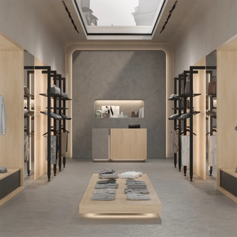 Komplet wsporników do półki pochylonej ZERO Czarny