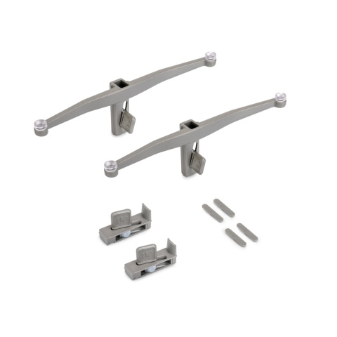 Komplet wsporników do półki ze szkła ZERO Kaszmir