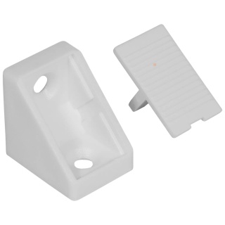 Podpórki Komandorki Łączniki półek K-01 1 szt Białe