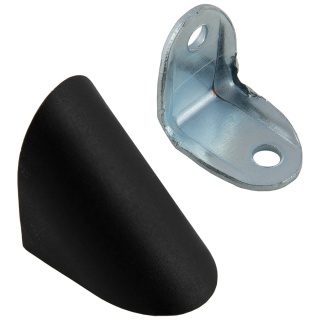 Podpórki Komandorki Łączniki półek Z-02 1 szt Czarne