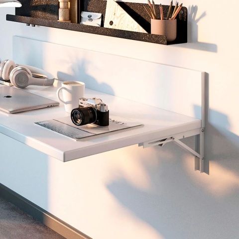 Składany wspornik półki Podpórka L-200 Emuca 2szt