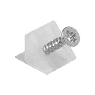 Stabilizator ścianki tylnej z wkrętem 3.5x20mm 1 szt Przezroczysty