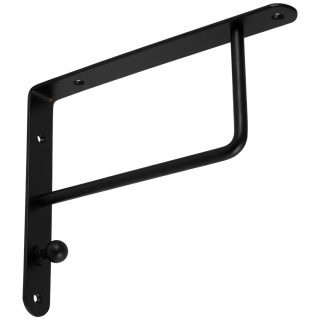 Wspornik półki Podpórka pod półkę AM02 Czarny AMIX