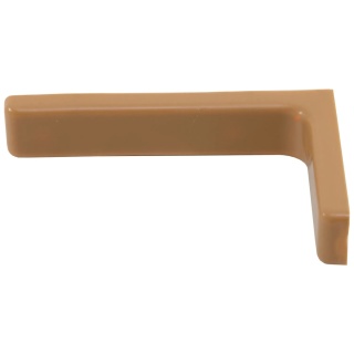 Wspornik półki Podpórka pod półkę z osłonką L-120mm Beż LEBA