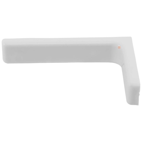 Wspornik półki Podpórka pod półkę z osłonką L-120mm Biały LEBA
