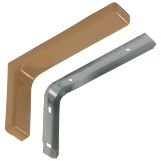 Wspornik półki Podpórka pod półkę z osłonką L-240mm Beż LEBA