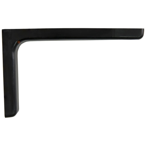 Wspornik półki Podpórka pod półkę z osłonką L-240mm Czarny LEBA