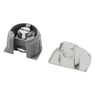 Zaczep klinowy UniBlock fi18mm na płytę 16mm Emuca