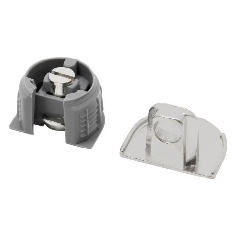 Zaczep klinowy UniBlock fi18mm na płytę 16mm Emuca