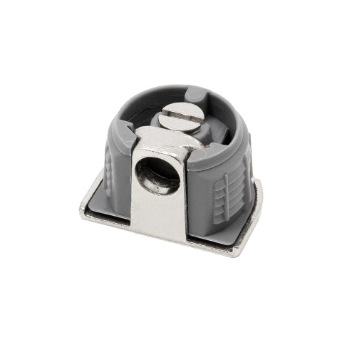 Zaczep klinowy UniBlock fi18mm na płytę 19mm Emuca