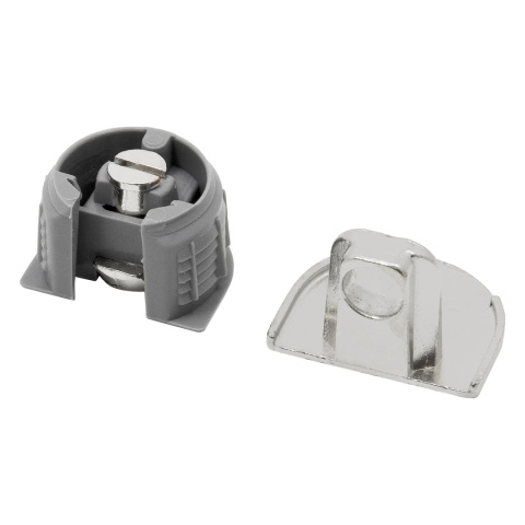 Zaczep klinowy UniBlock fi18mm na płytę 19mm Emuca