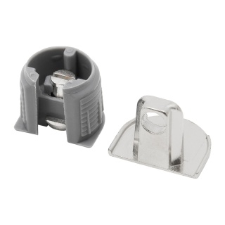 Zaczep klinowy UniBlock fi20mm na płytę 19mm Emuca