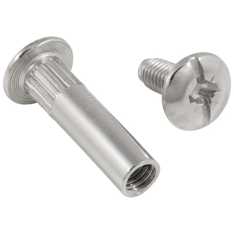 Złącze śrubowe do łączenia mebli płyt M4 fi 5mm 1 sztuka