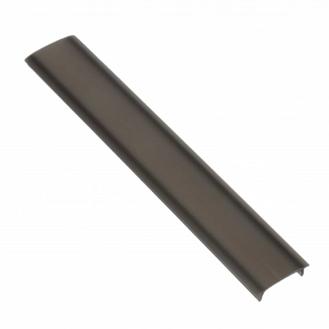 Osłonka klosz do profilu LED GLAX 2m - czarna GTV