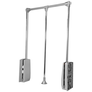 Pantograf, wieszak opuszczany do garderoby 450-600 mm chrom EMUCA