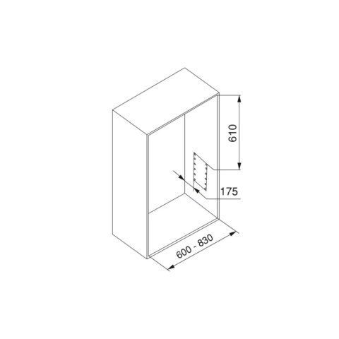 Pantograf, wieszak opuszczany do garderoby 450-600 mm kaszmir EMUCA