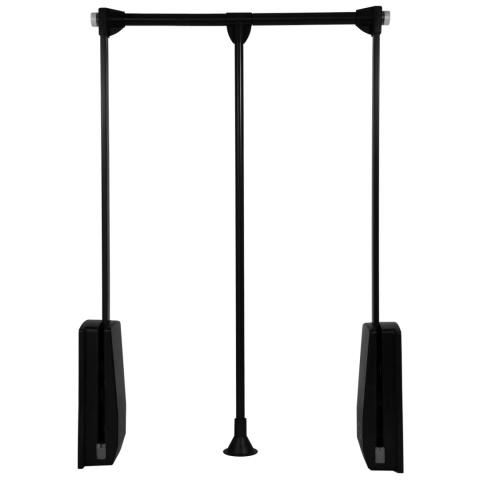 Pantograf, wieszak opuszczany do garderoby 830-1150 mm czarny EMUCA