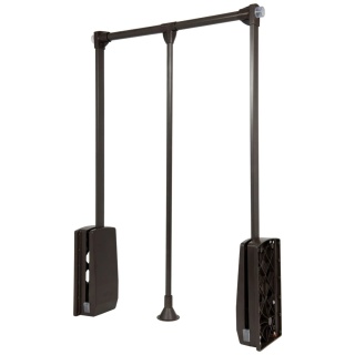 Pantograf, wieszak opuszczany do garderoby 830-1150 mm mokka EMUCA