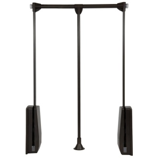 Pantograf, wieszak opuszczany do garderoby 830-1150 mm mokka EMUCA