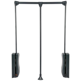 Pantograf z podnośnikiem olejowym do garderoby 645-910mm GTV Antracyt