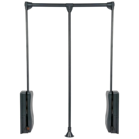 Pantograf z podnośnikiem olejowym do garderoby 875-1200mm GTV Antracyt