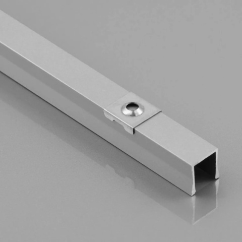 Profil GLAX MINI nakładany wysoki 14mm 2m - srebrny GTV