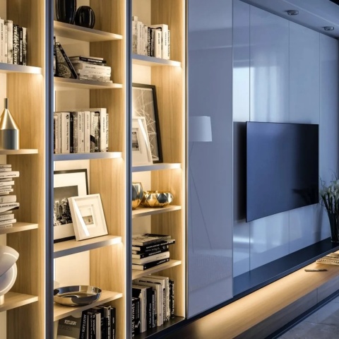 Profil GLAX przegrodowy do wypełnienia obrzeżem 3m - srebrny GTV