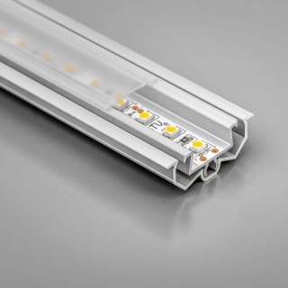 Profil GLAX z regulacja zewnętrzny 2m - srebrny GTV