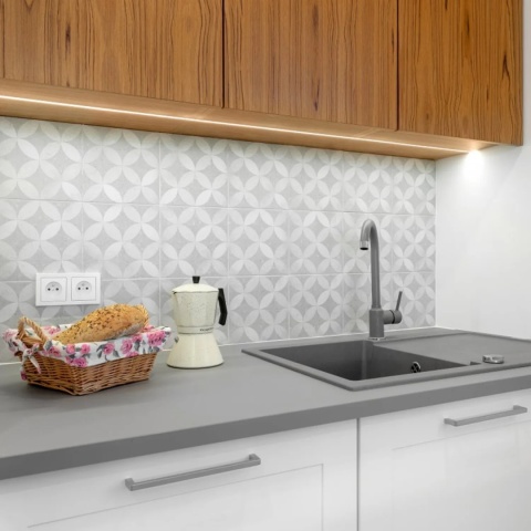 Profil aluminiowy GLAX MINI nakładany 3m - biały GTV