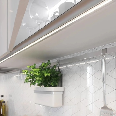 Profil aluminiowy GLAX wieńcowy 3m - biały GTV