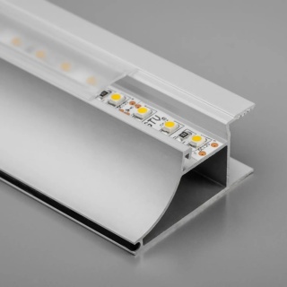 Profil aluminiowy GLAX wieńcowy 3m - inox GTV