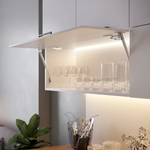 Profil aluminiowy LED kątowy nakładany GLAX 2m - czarny GTV