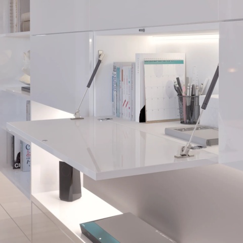 Profil aluminiowy LED kątowy nakładany GLAX 2m - czarny GTV