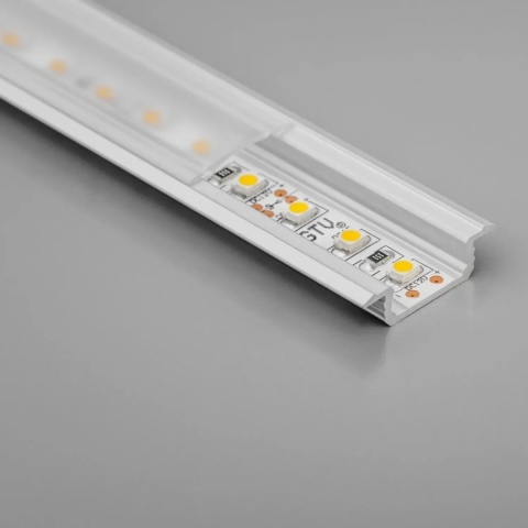 Profil aluminiowy LED z kołnierzem GLAX 2m - czarny GTV