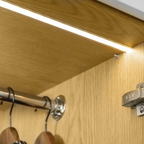 Profil aluminiowy LED z kołnierzem GLAX 2m - srebrny GTV