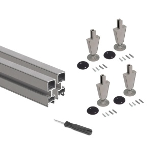 Zestaw 2 profili montaż podłoga/sufit ZERO Kaszmir