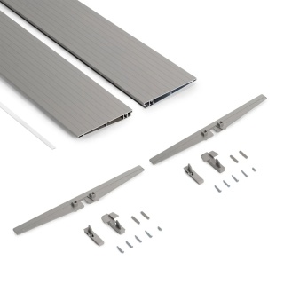 Zestaw wsporników z półką aluminiową ZERO Kaszmir