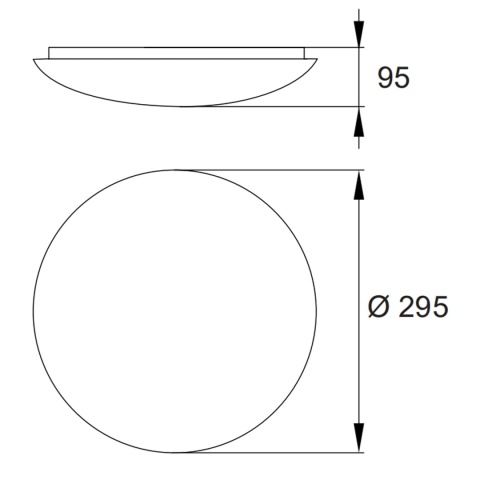 Lampa Plafon LED 24W PAULA 1900LM 4000K Czujnik BEMKO