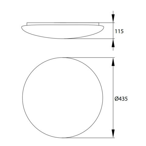 Lampa Plafon LED 36W Tokar 3250LM 3000K BEMKO