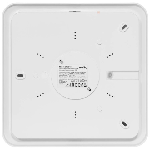 Lampa Plafon LED DORIA 12W 4000K kwadrat 25x25cm BEMKO